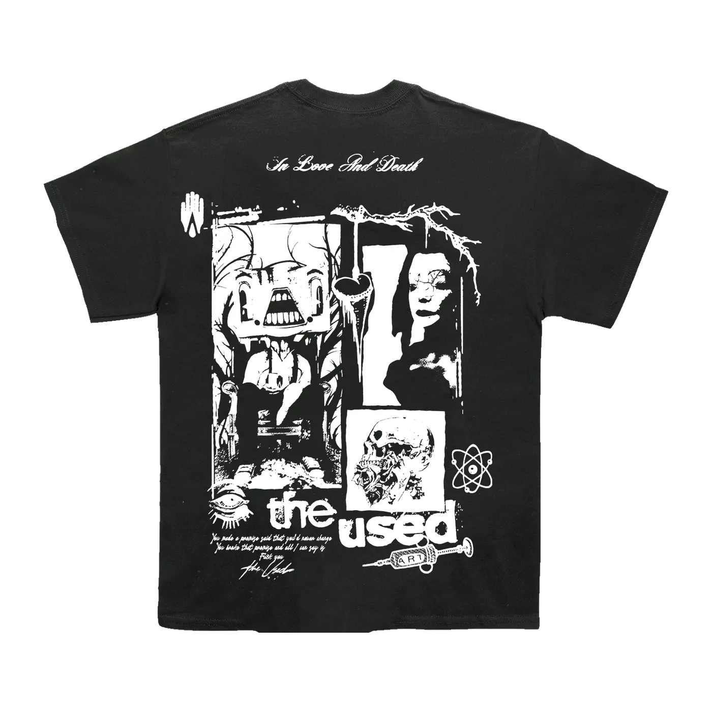 The Used Albums Collage Tee