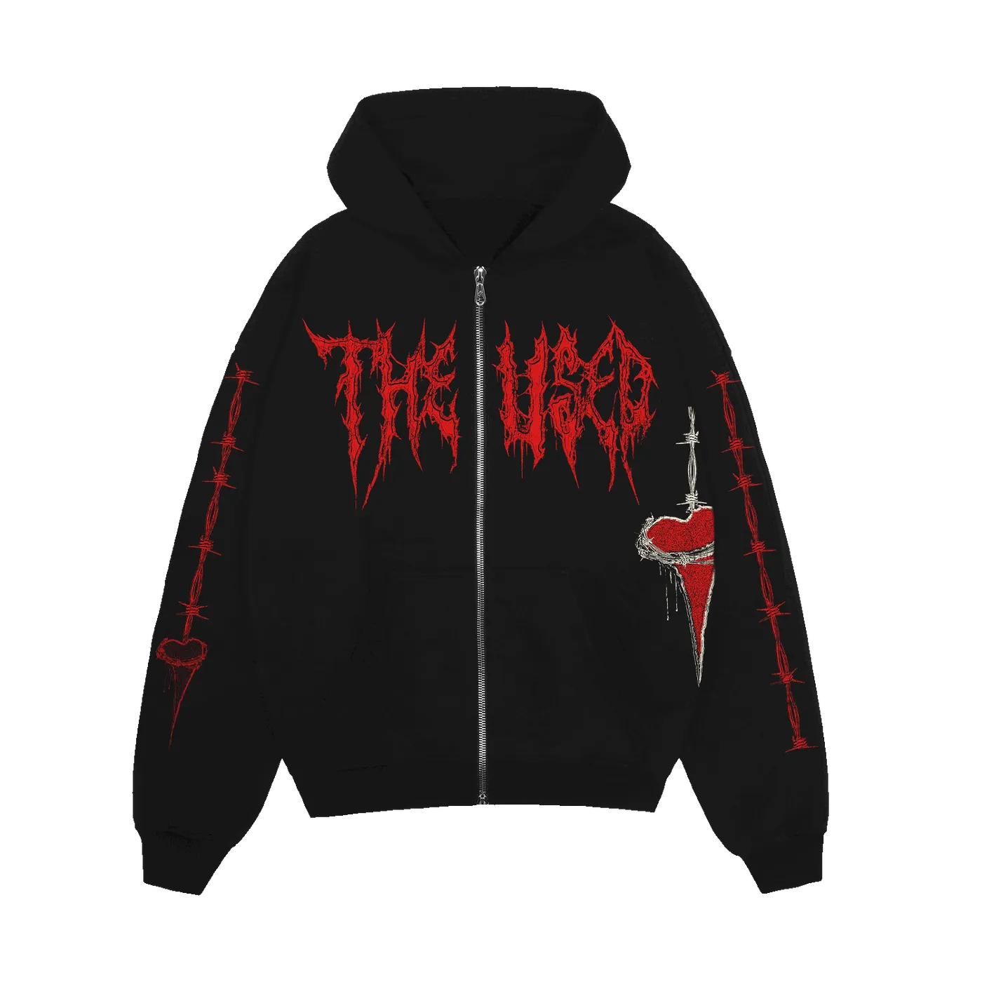 The Used Custom Tour Zip Hoodie