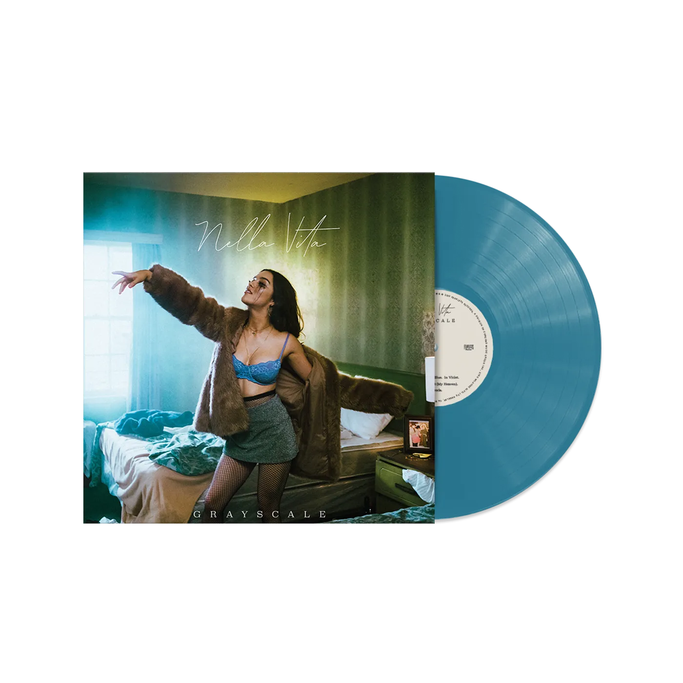 Grayscale Nella Vita Vinyl - Translucent Sea Blue