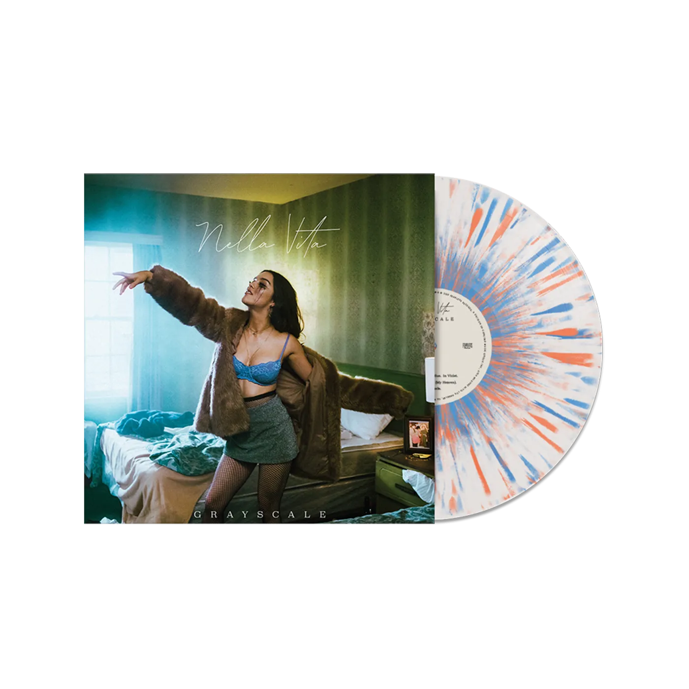 Grayscale Nella Vita Vinyl - White Splatter