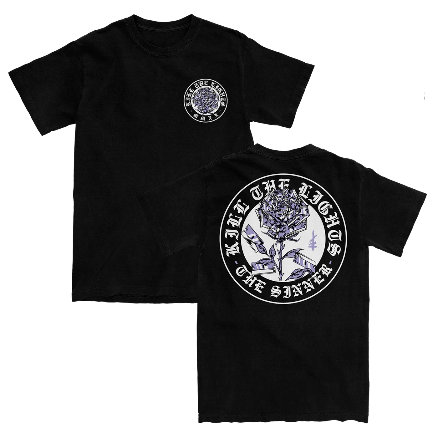 Kill The Lights Razor Roses Tee