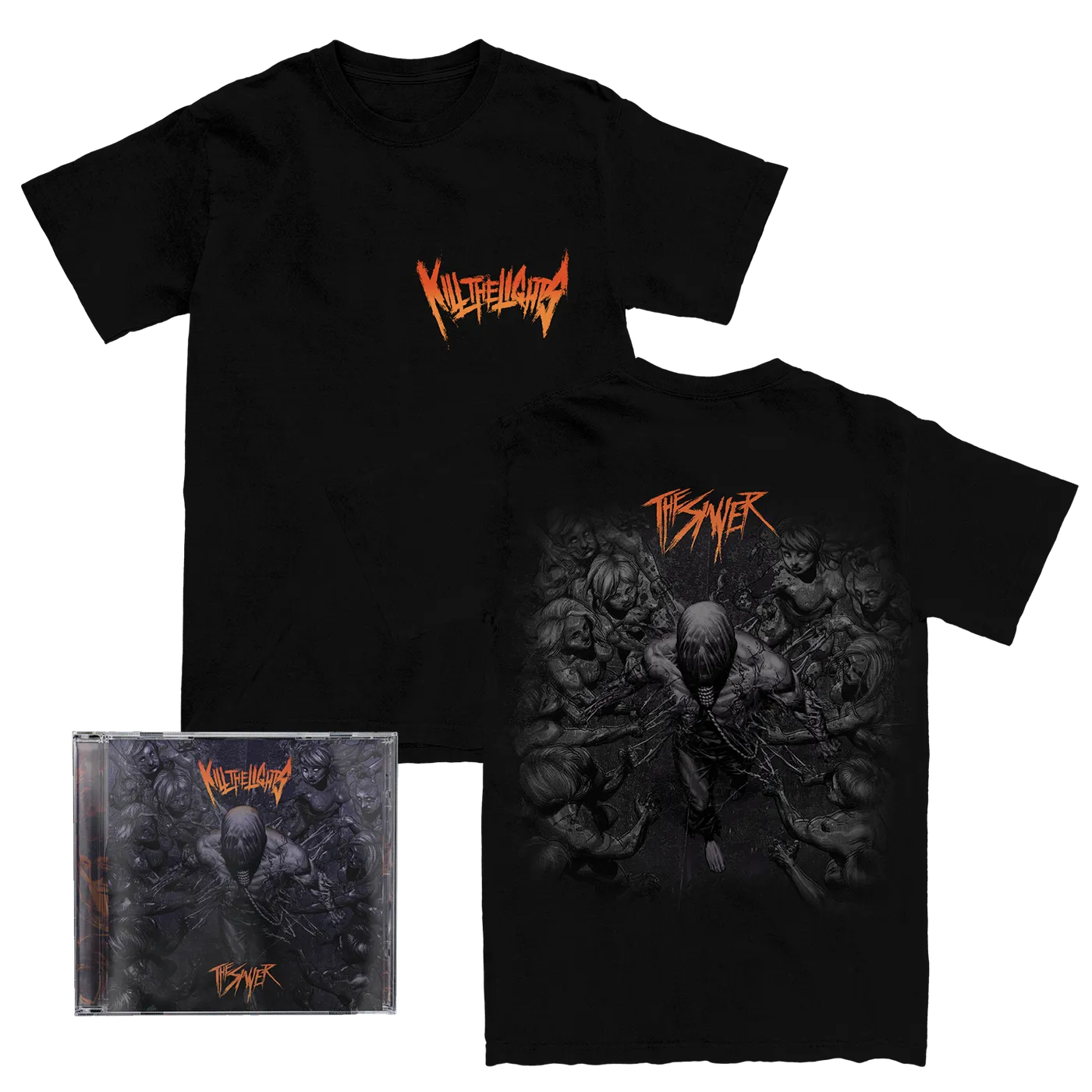 Kill The Lights The Sinner Album Tee + CD Bundle