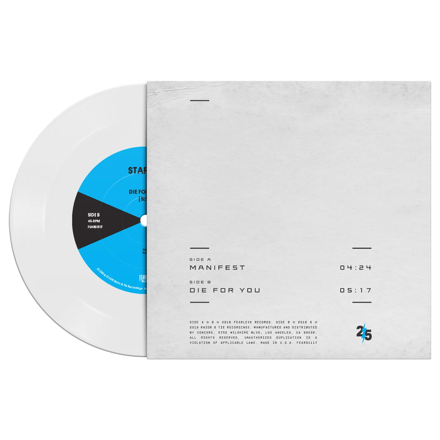 STARSET MANIFEST 7" VINYL