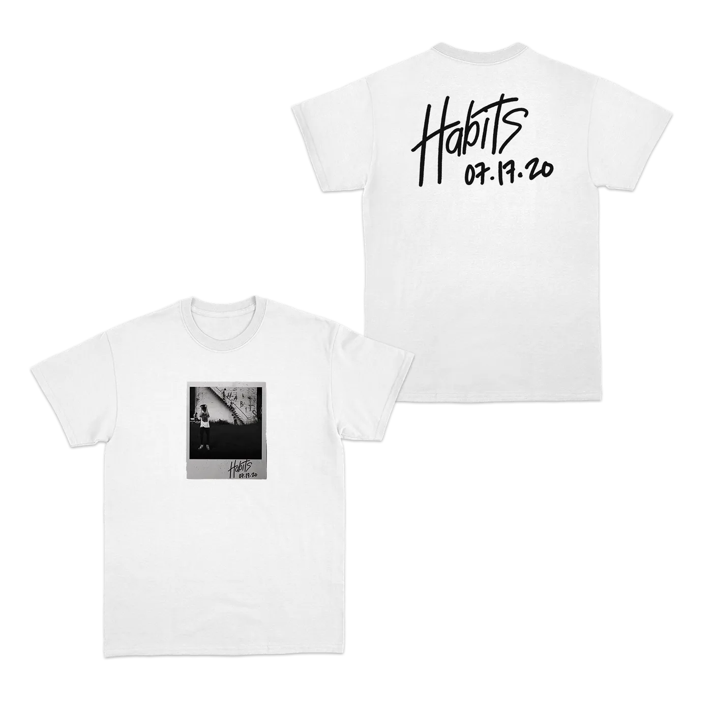 payton Habits Polaroid Tee - White