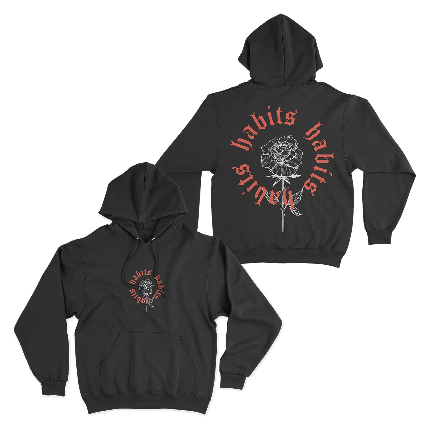 payton Habits Rose Hoodie