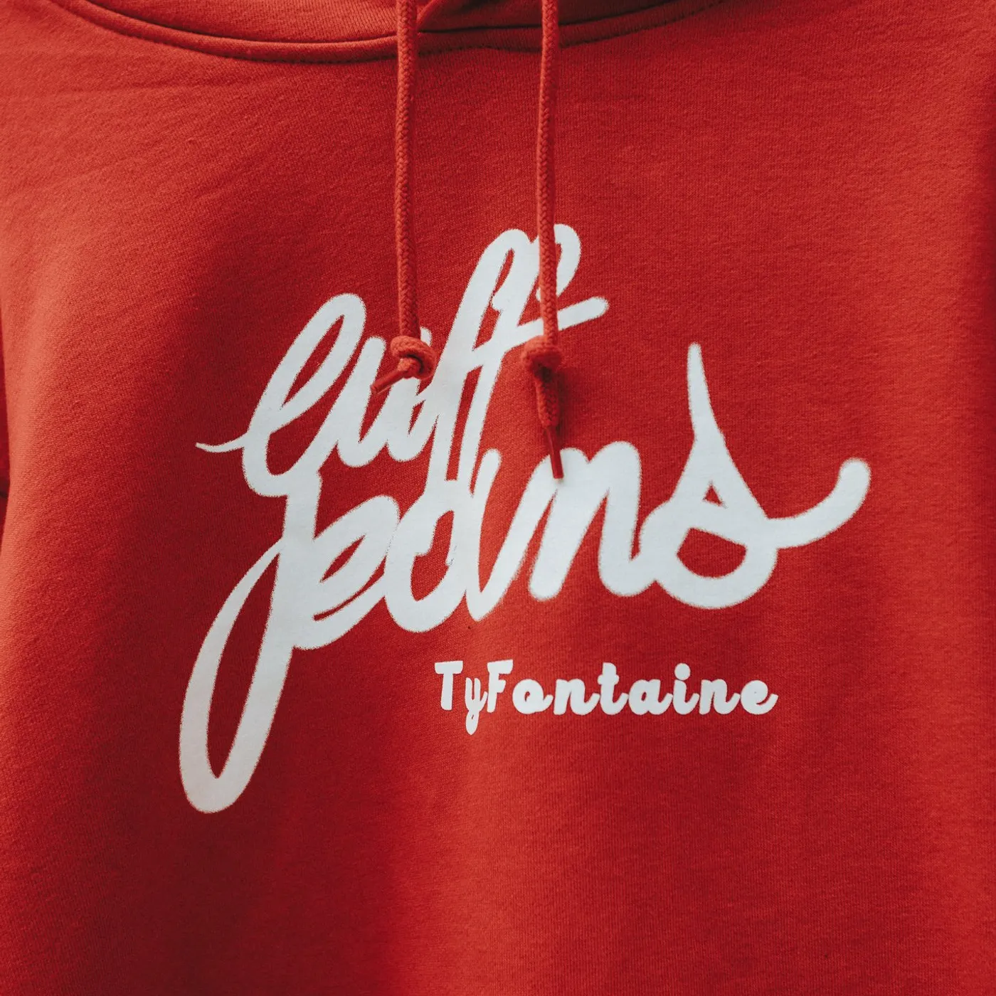 TyFontaine Cuff Jeans Hoodie - Red