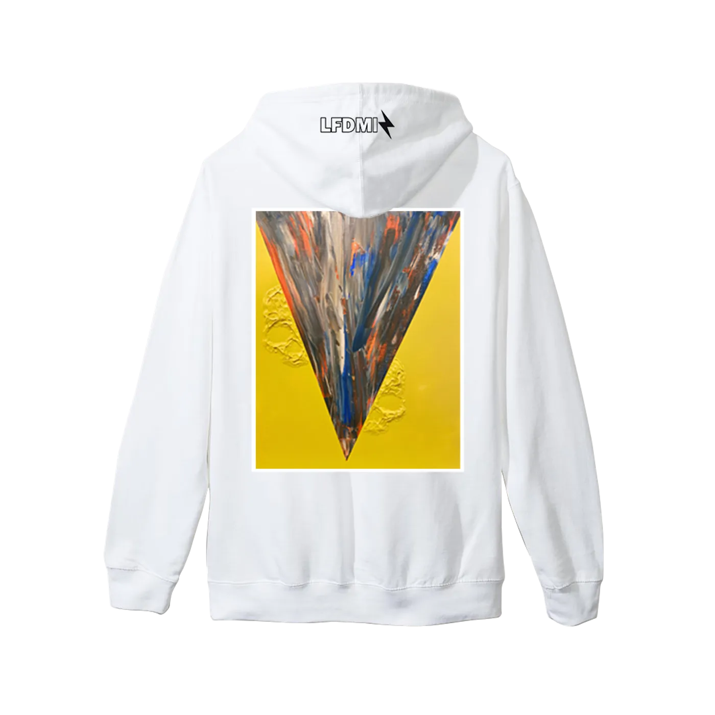 Lupe Fiasco White DMIZ Album Hoodie