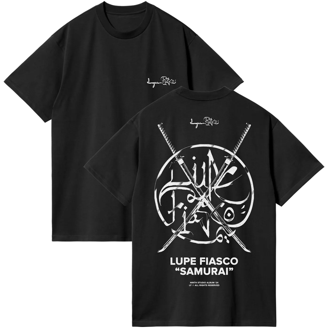 Lupe Fiasco Samurai Sword Black Tee