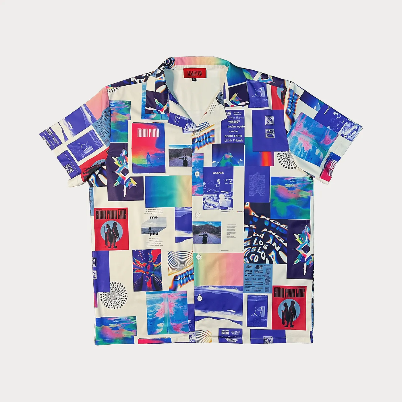 Madeon COLOR MURAL BUTTON UP
