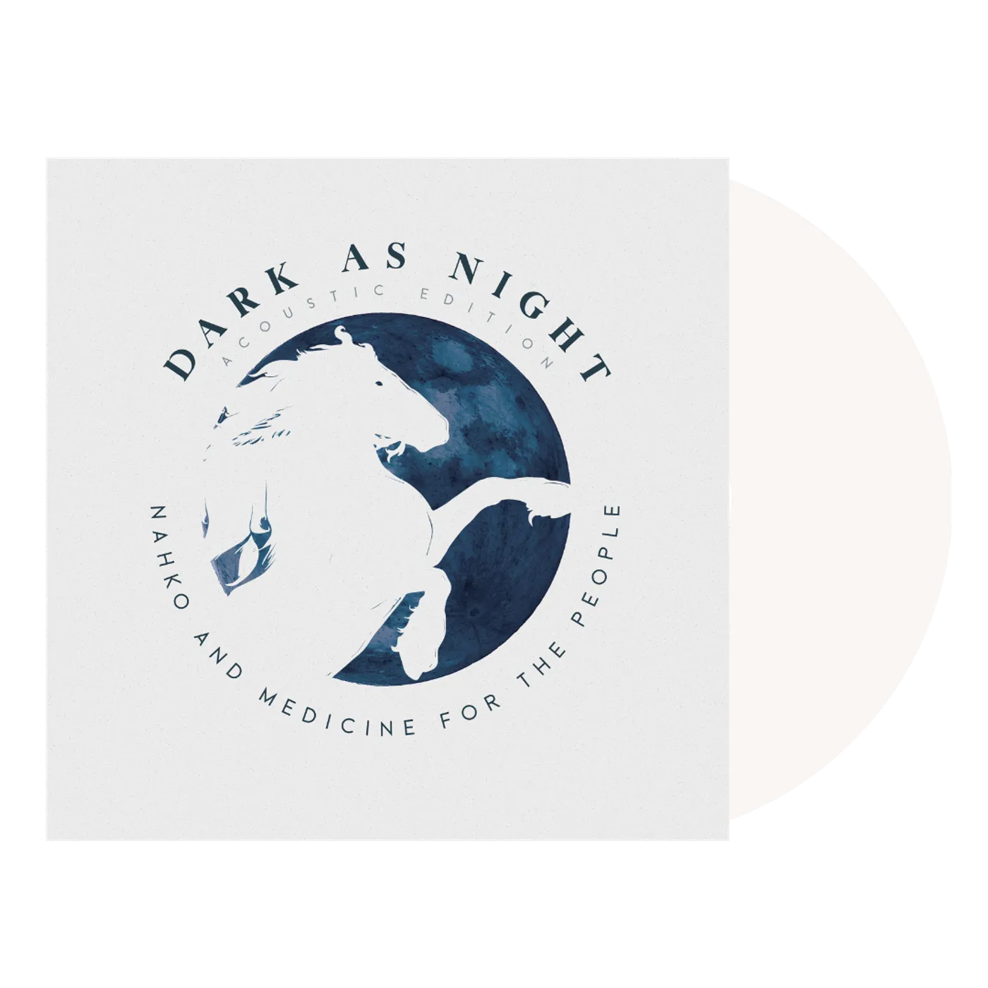 Nahko And Medicine For The People Dark As Night 10th Anniversary (Acoustic Edition) Double LP (White Vinyl)