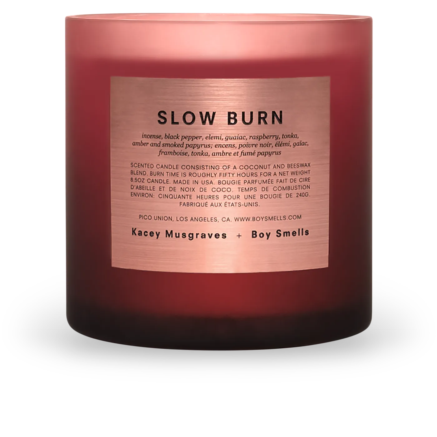 Kacey Musgraves KM + Boy Smells Slow Burn Candle