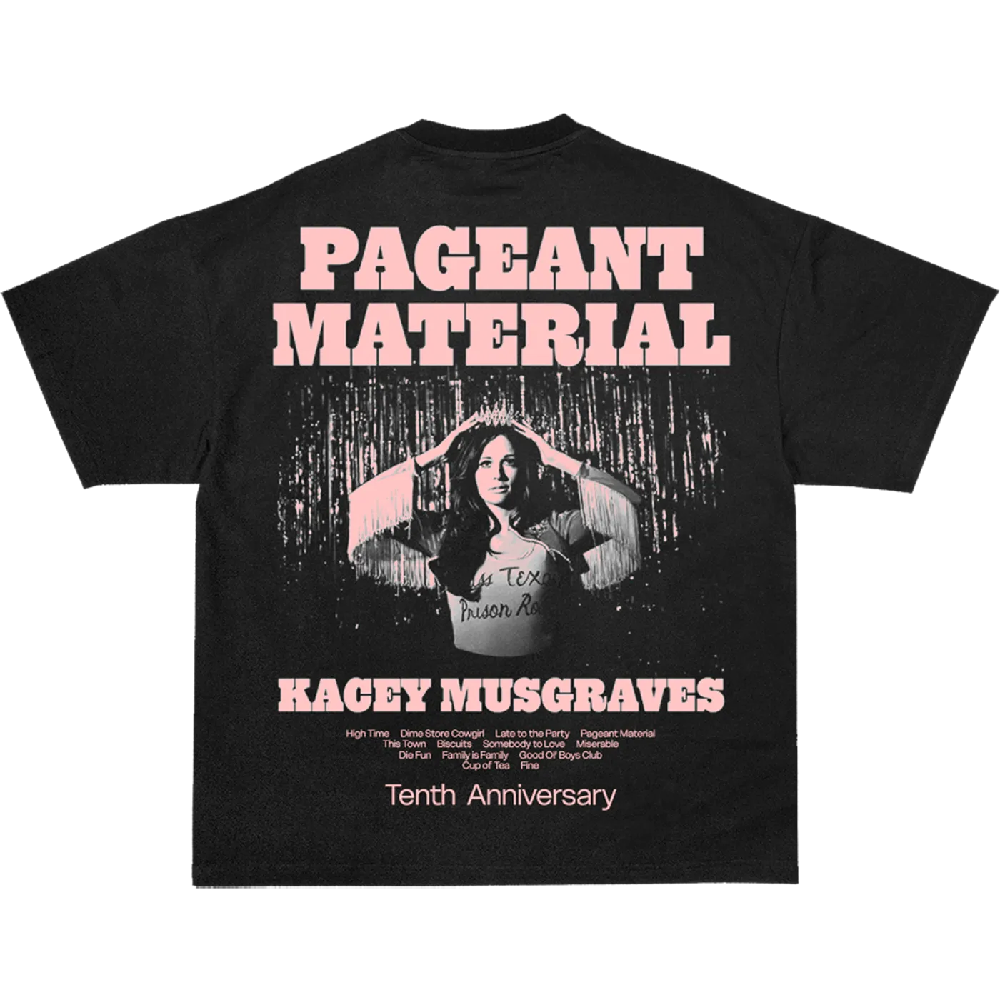 Kacey Musgraves Pageant Material 10th Anniversary Tee