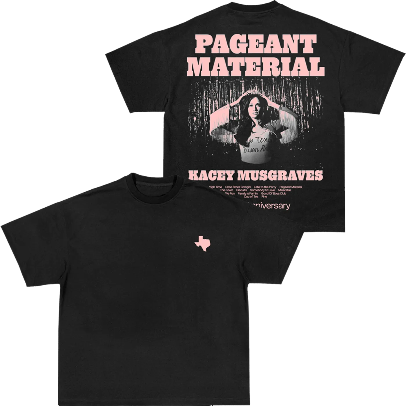 Kacey Musgraves Pageant Material 10th Anniversary Tee