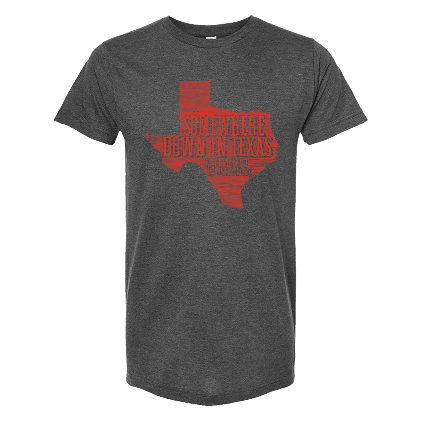 Jason Boland & The Stragglers Somewhere Down in Texas Tee - Grey