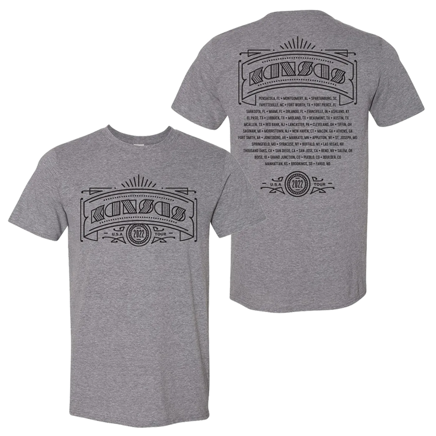 Kansas 2022 Marquee Tour T-Shirt