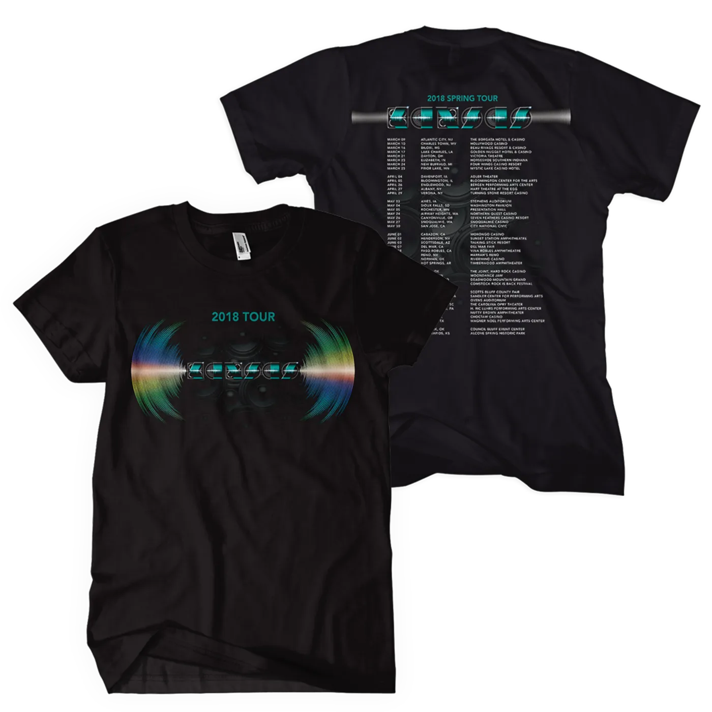 Kansas 2018 Tour T-Shirt