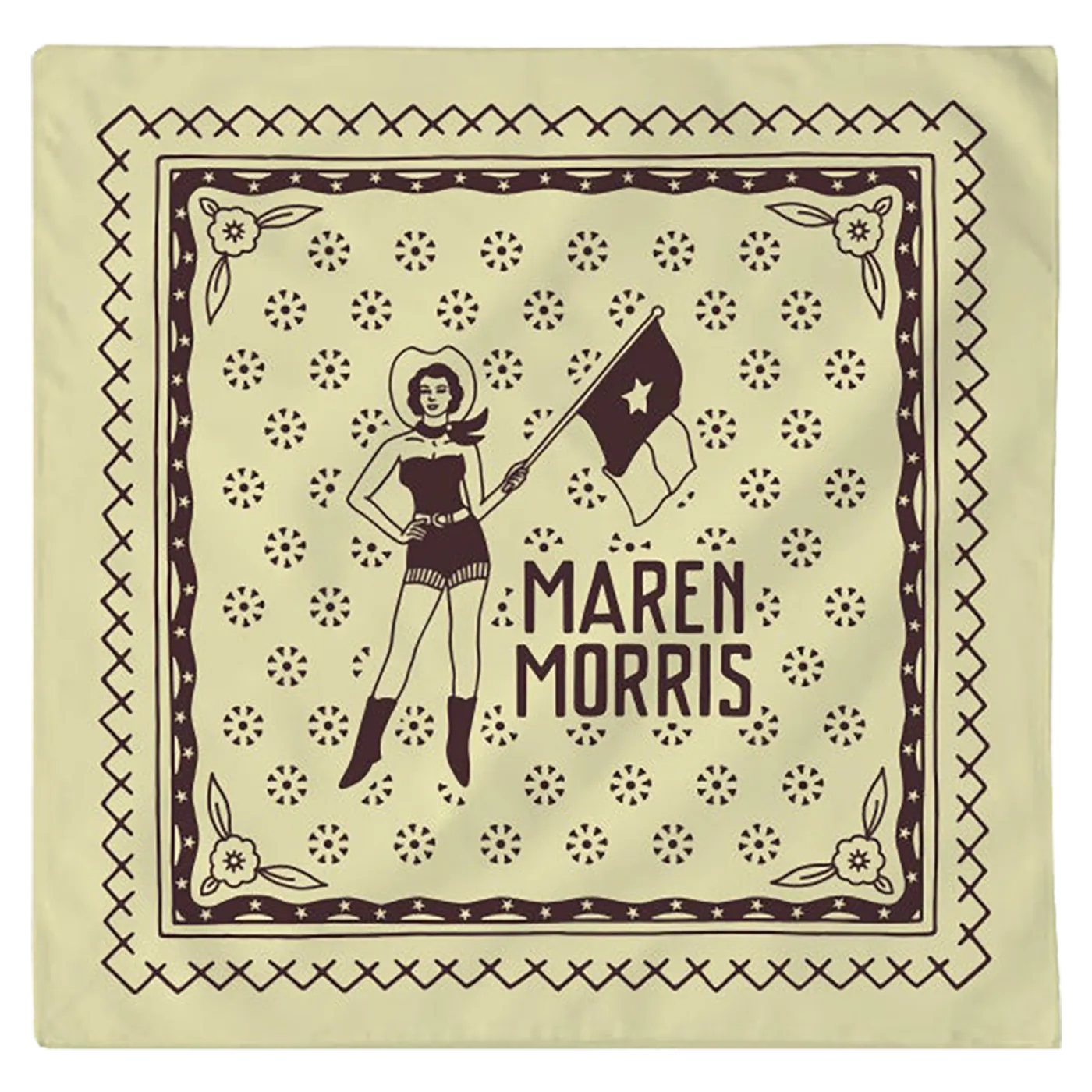 Maren Morris texas rodeo natural bandana