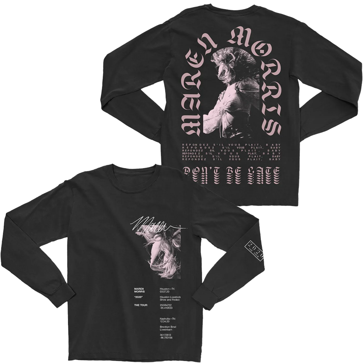 Maren Morris 2020 tour tee