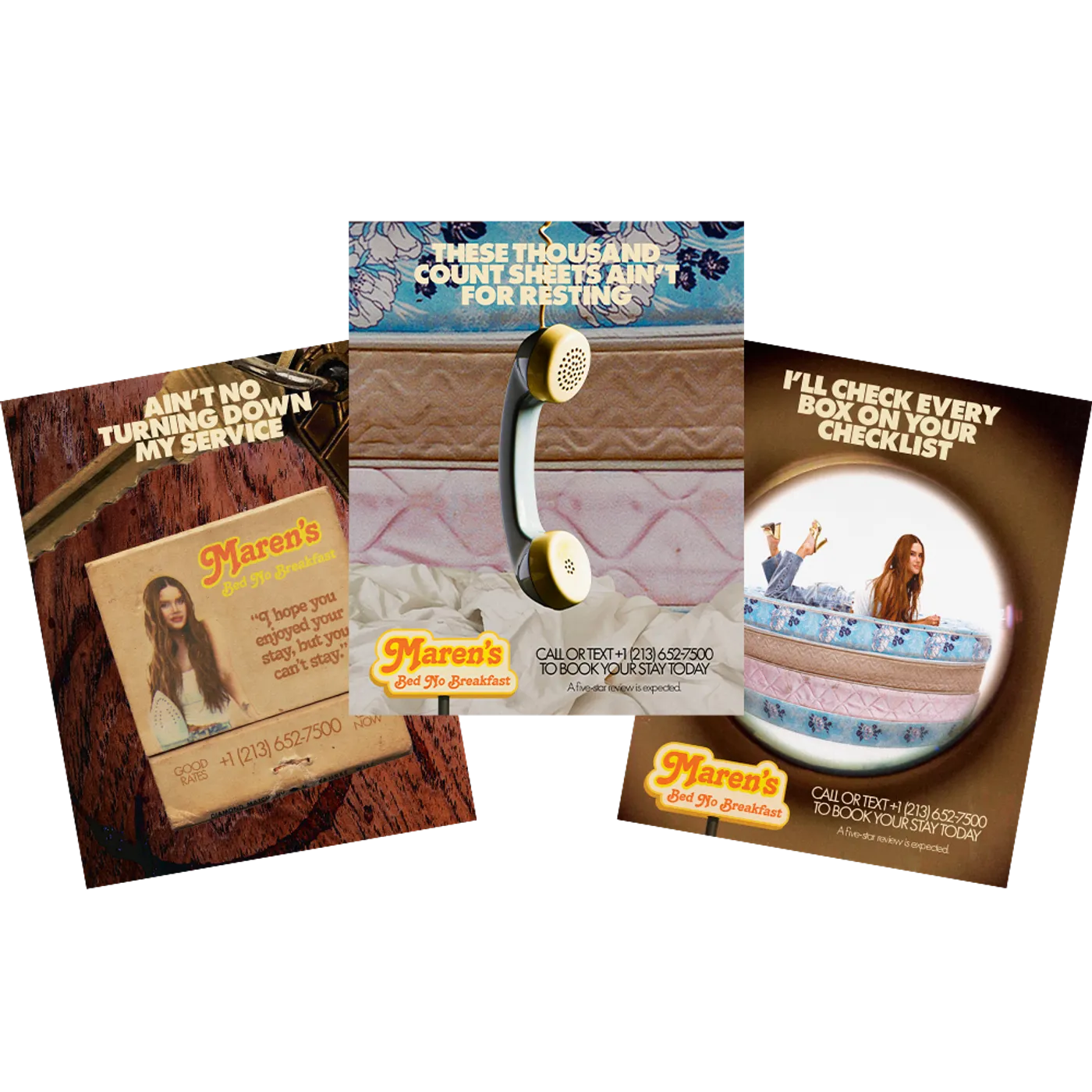 Maren Morris Bed No Breakfast Poster Bundle