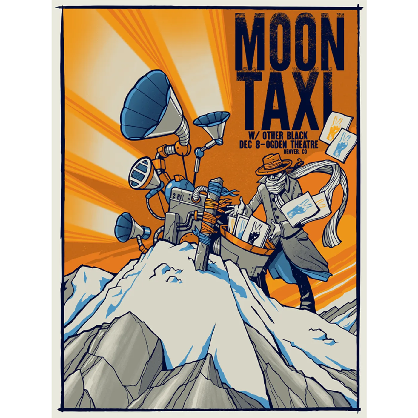 Moon Taxi 2021 DENVER POSTER