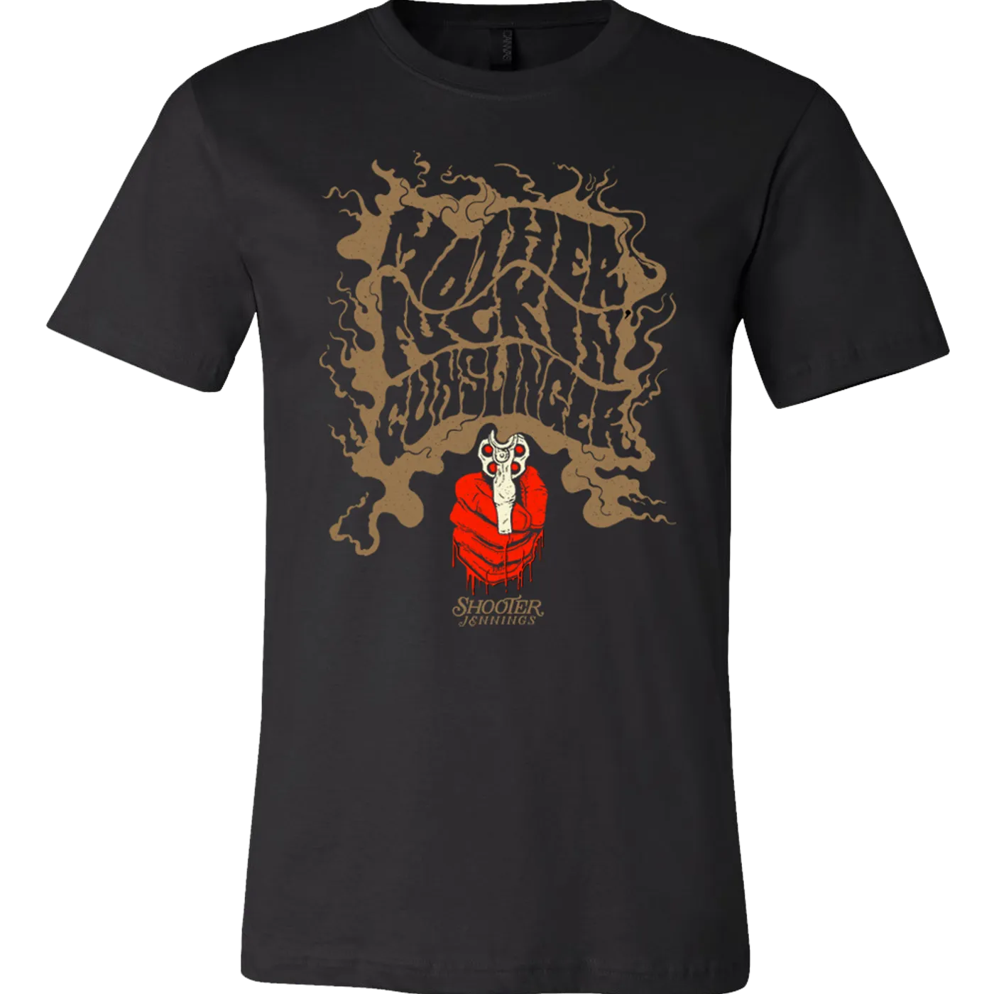 Shooter Jennings Gun Smoke T-Shirt