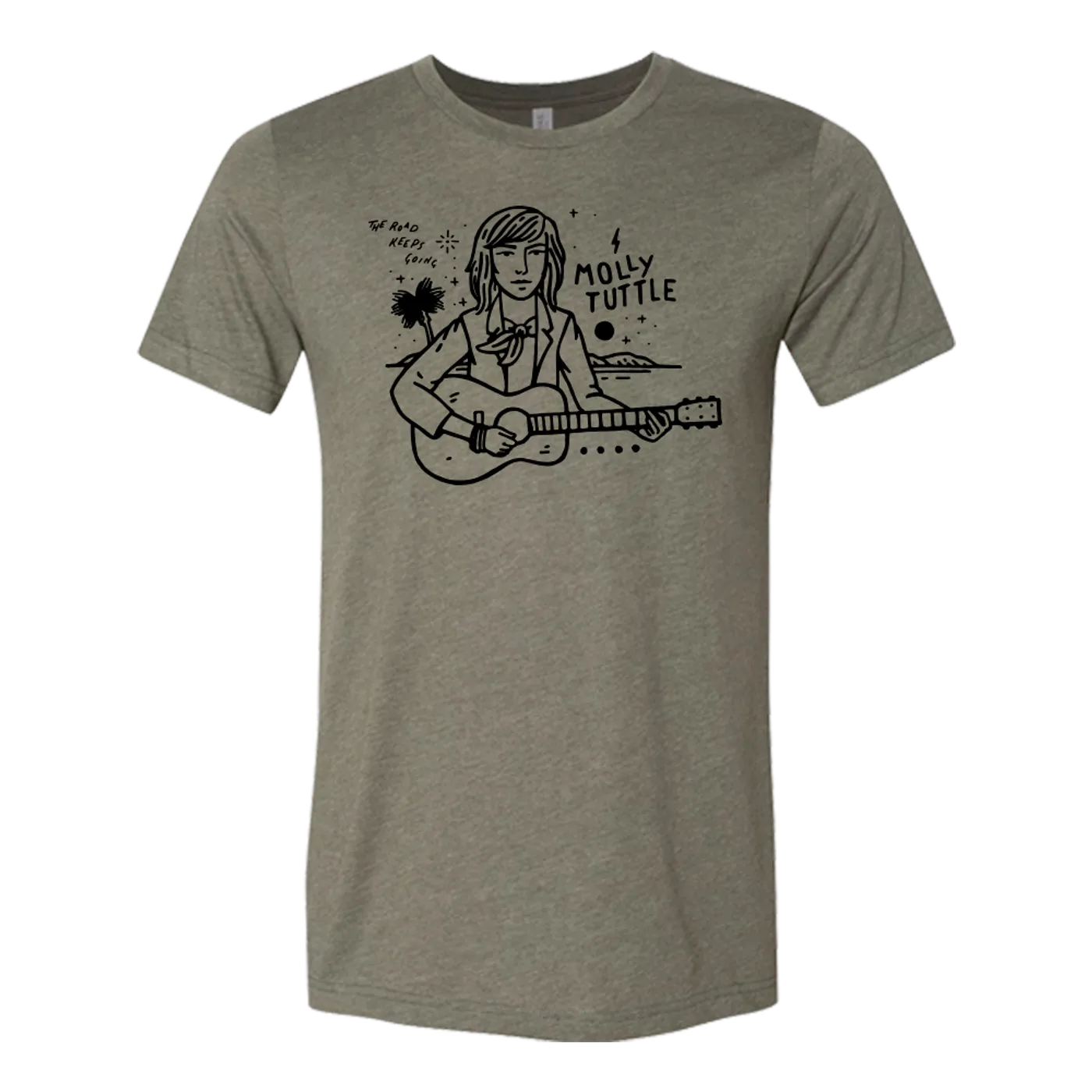 Molly Tuttle TAKE THE JOURNEY TEE - GREEN