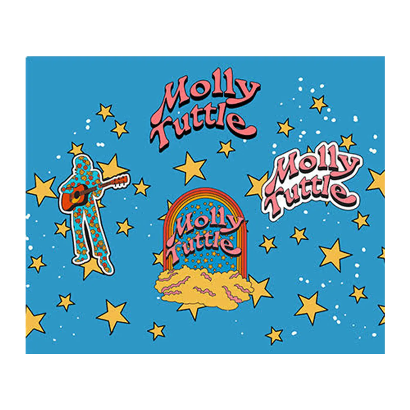 Molly Tuttle PSYCHEDELIC PIN SET