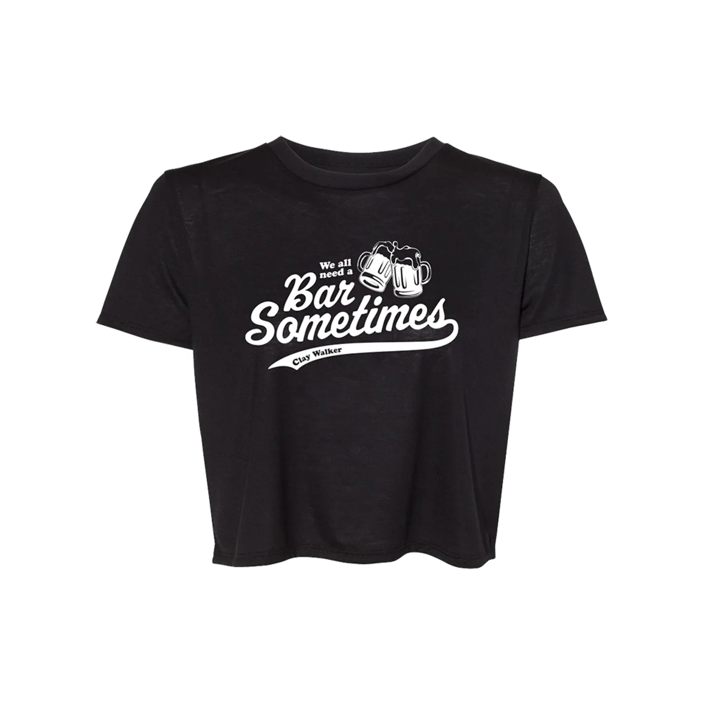 Clay Walker Bar Sometime Cropped T-Shirt