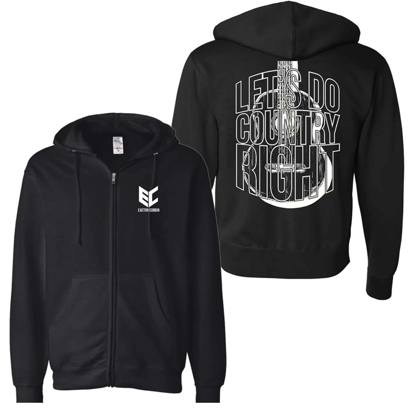 Easton Corbin Let's Do Country Right Hoodie