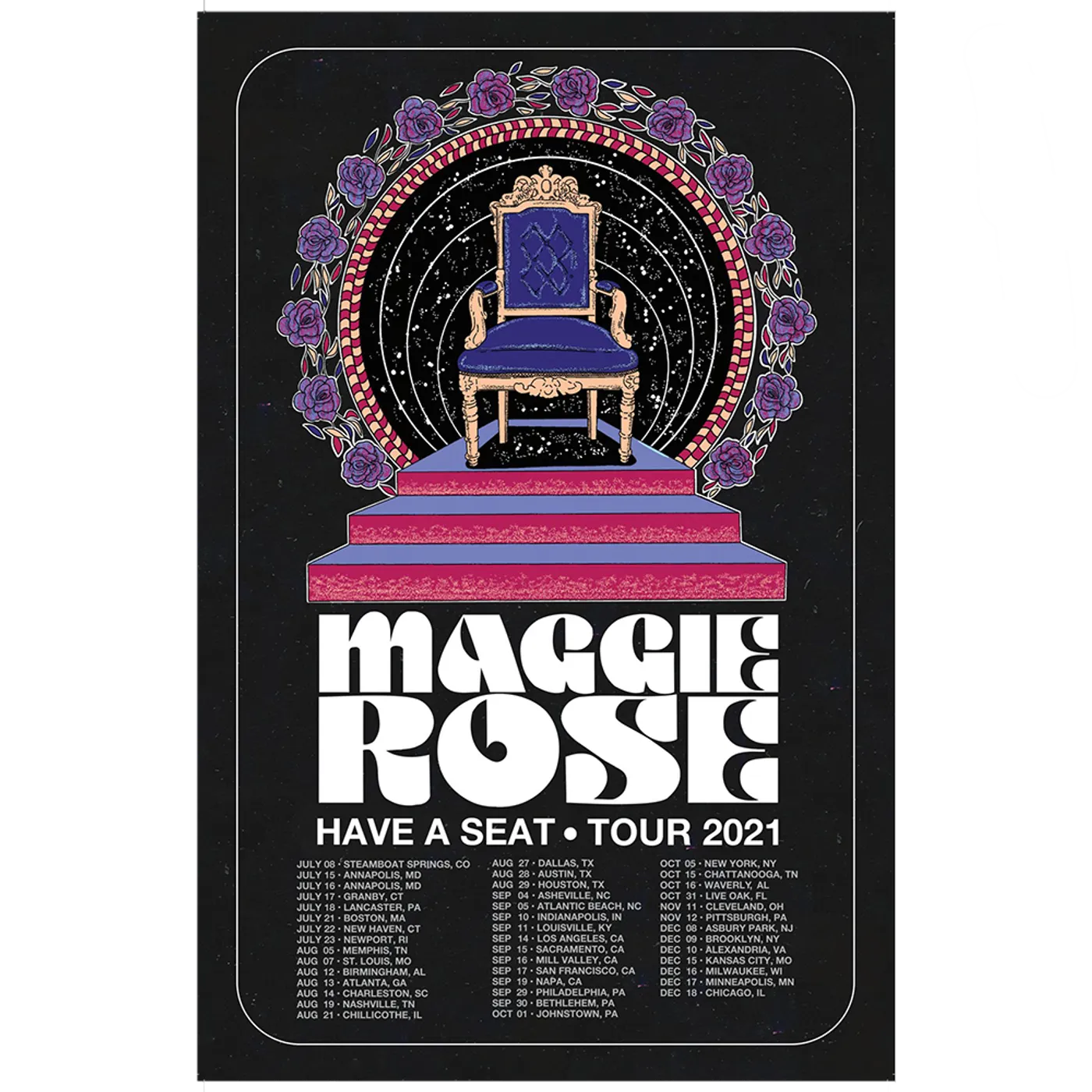 Maggie Rose HAVE A SEAT TOUR POSTER