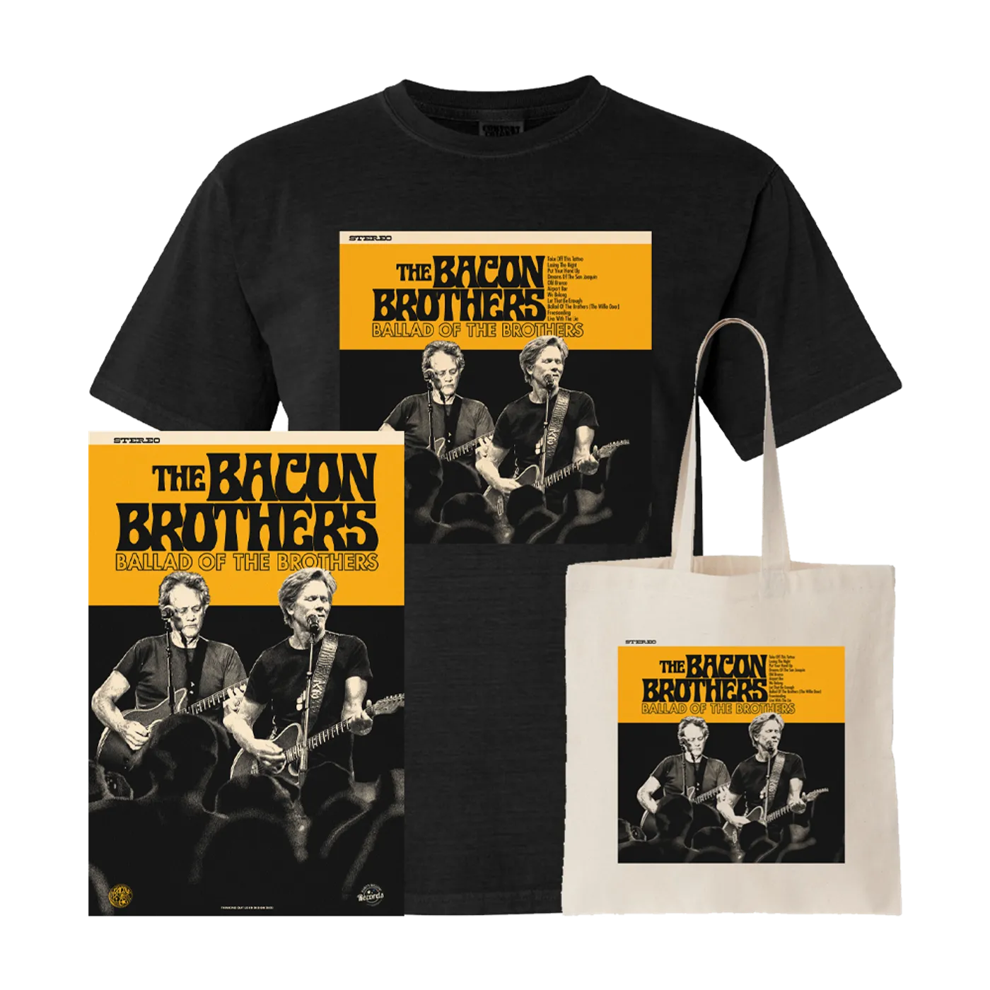 The Bacon Brothers Ballad Of The Brothers Merchandise Bundle