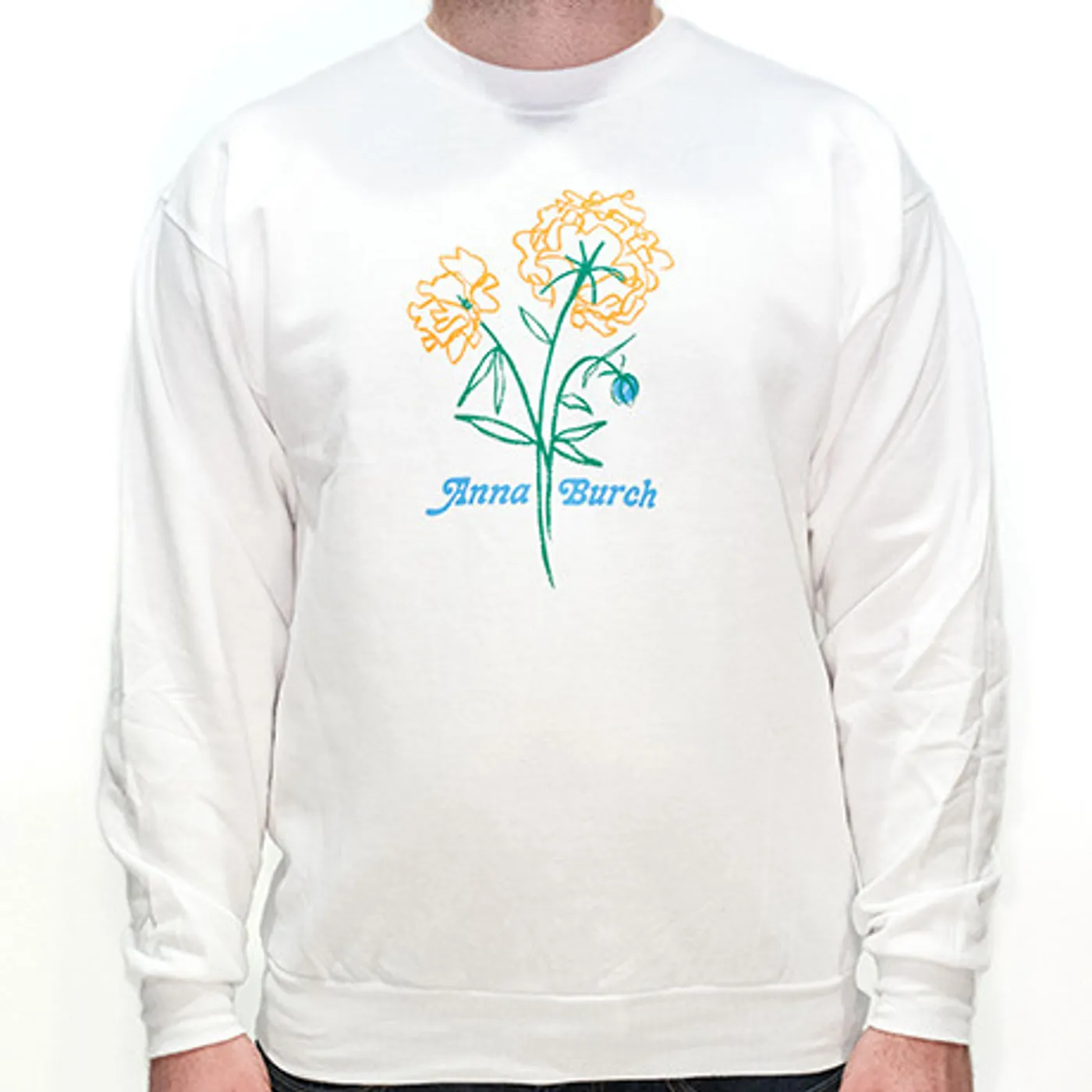 Anna Burch Wall Flowers Crew Neck Sweatshirt