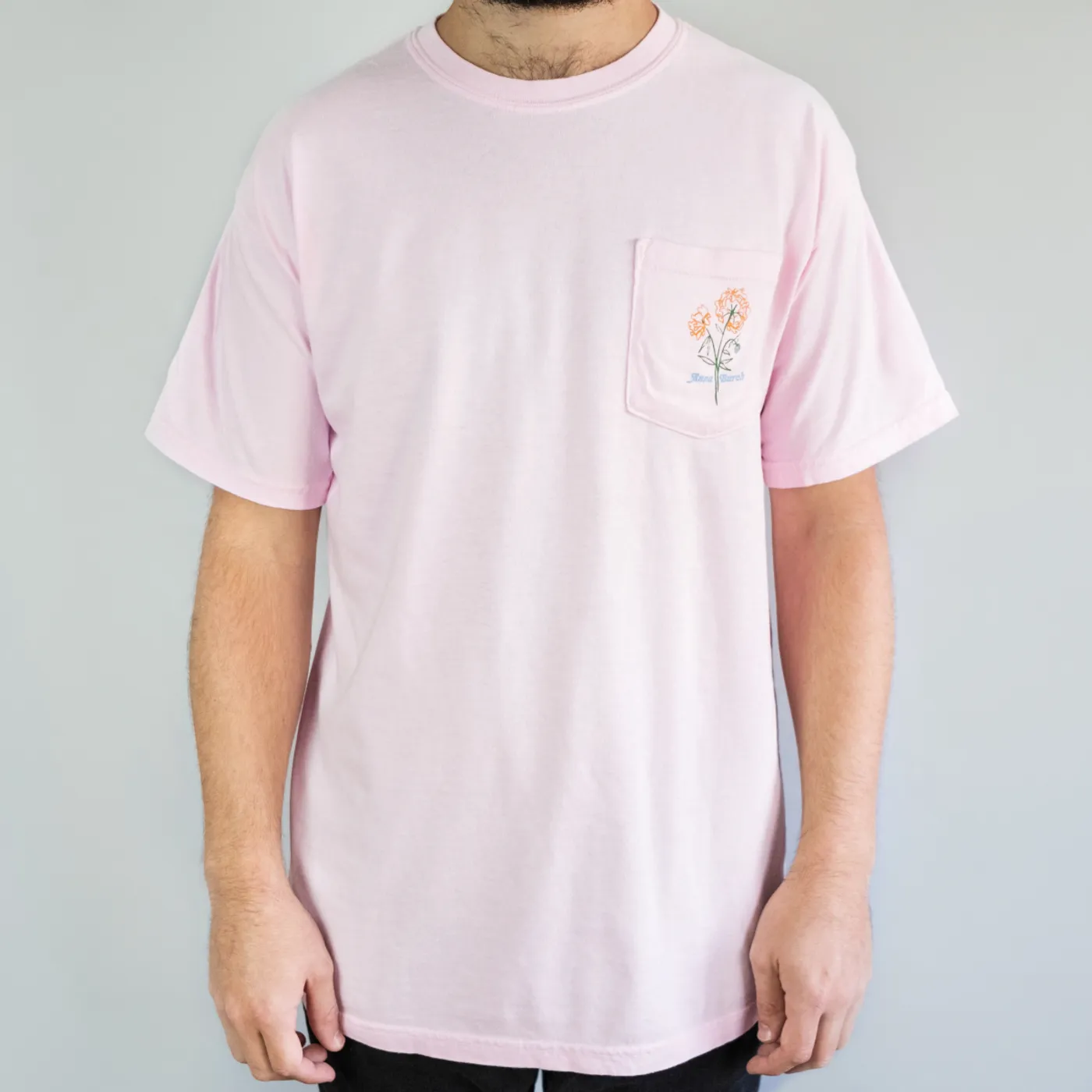 Anna Burch Wall Flowers Pocket T-Shirt