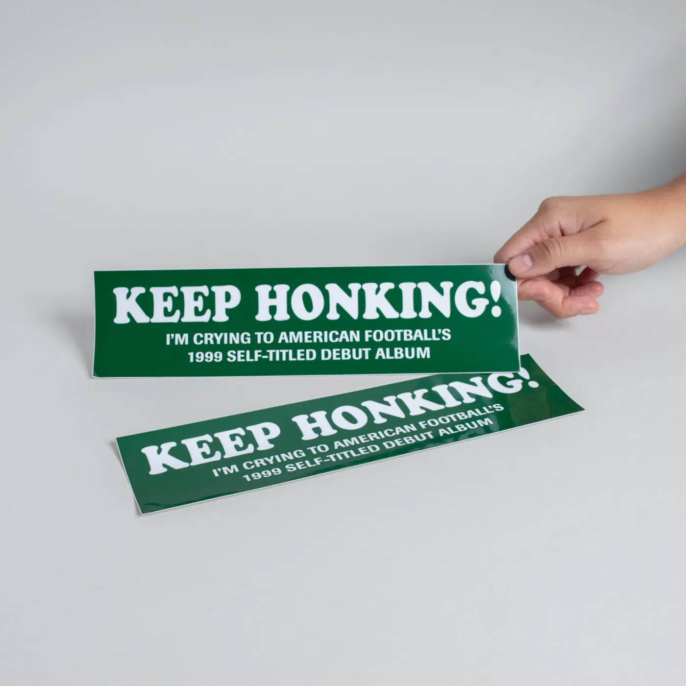 American Football Keep Honking! Bumper Sticker