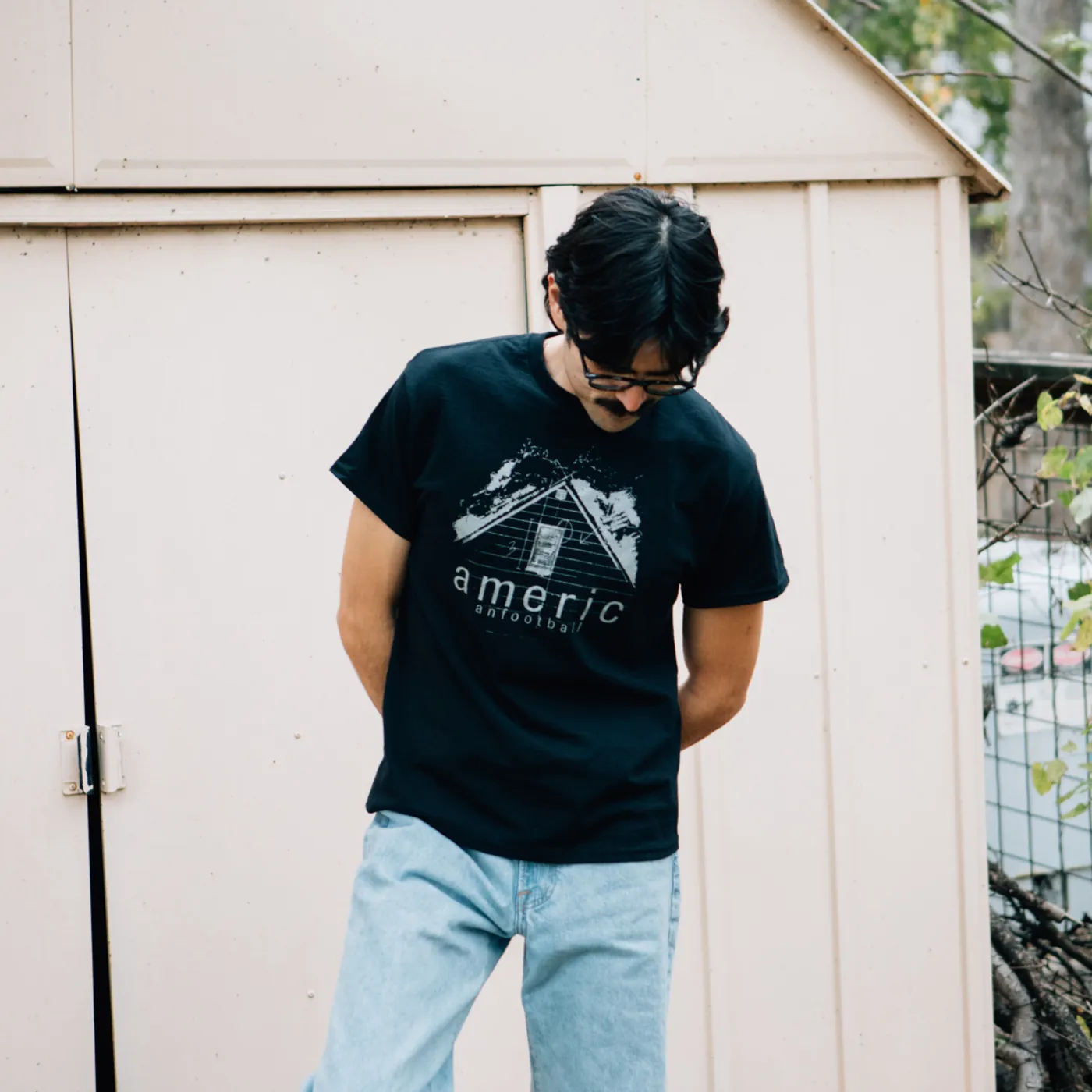 American Football Blueprint T-Shirt