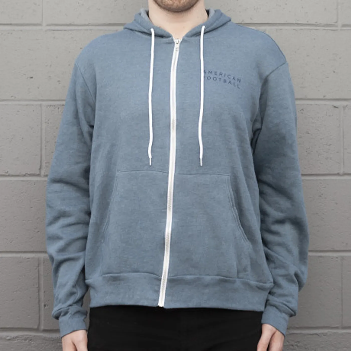 American Football Red Sun Zip-Up Sweatshirt