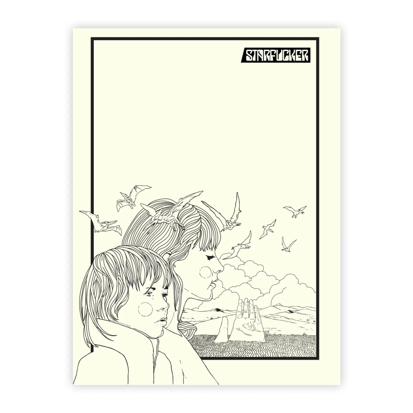 STRFKR Reptilians Coloring Poster (18"x24")