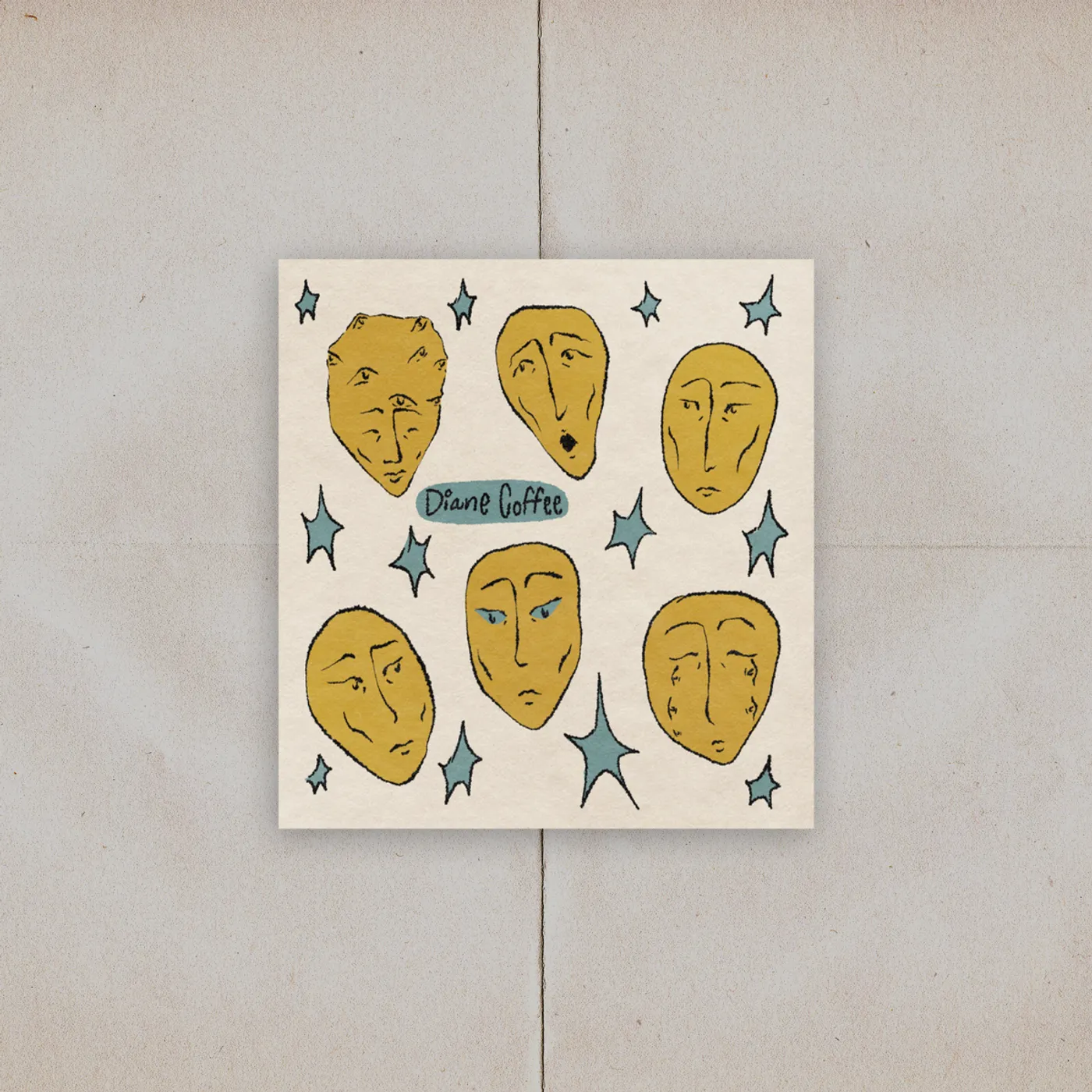 Diane Coffee With People Sticker Sheet