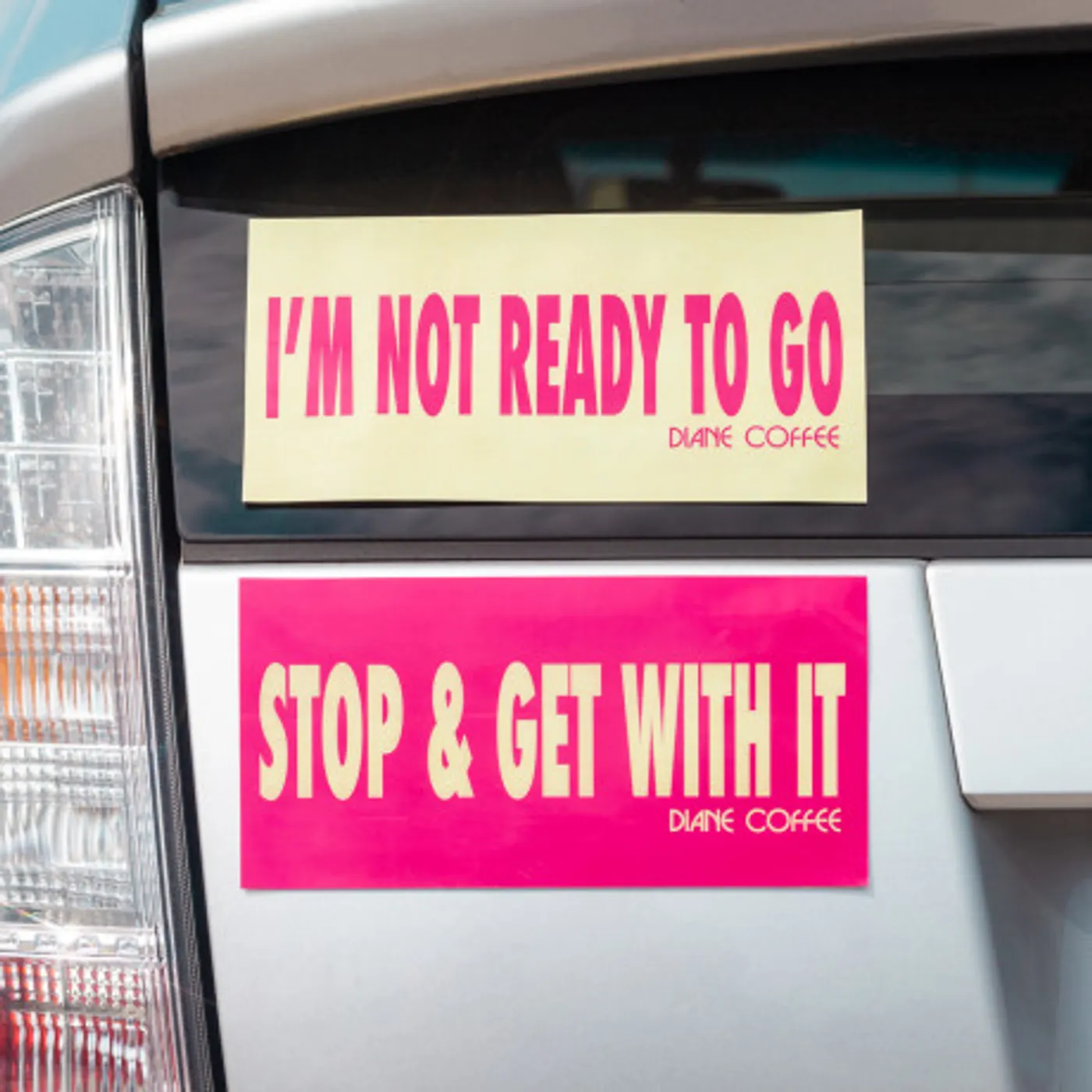 Diane Coffee Bumper Sticker Set