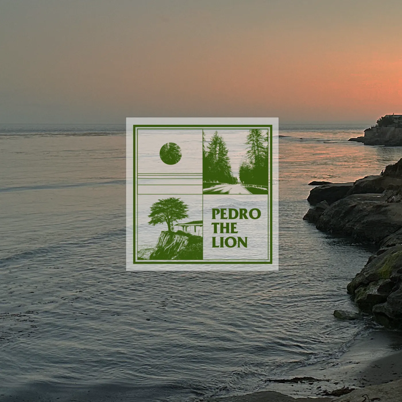 Pedro The Lion Santa Cruz Sticker