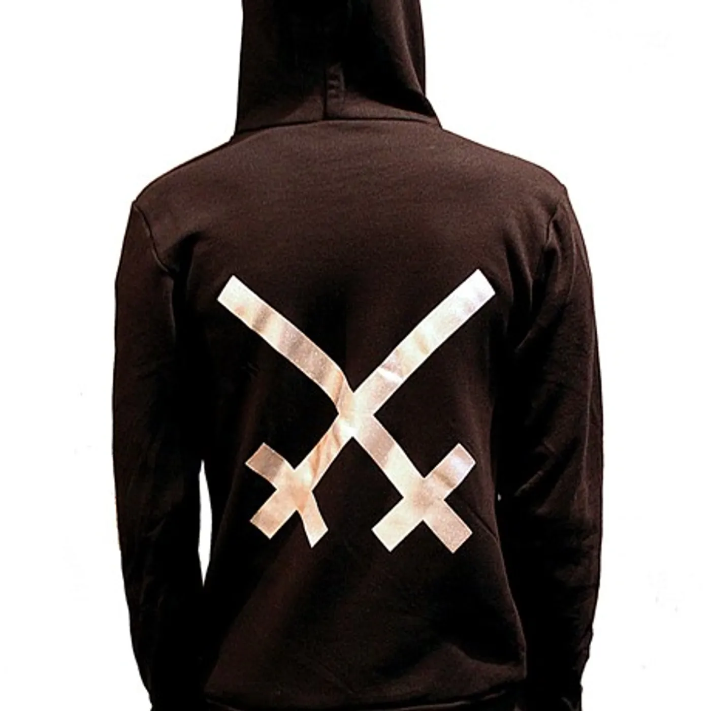 Xiu Xiu Silver Logo Zip-Up Sweatshirt