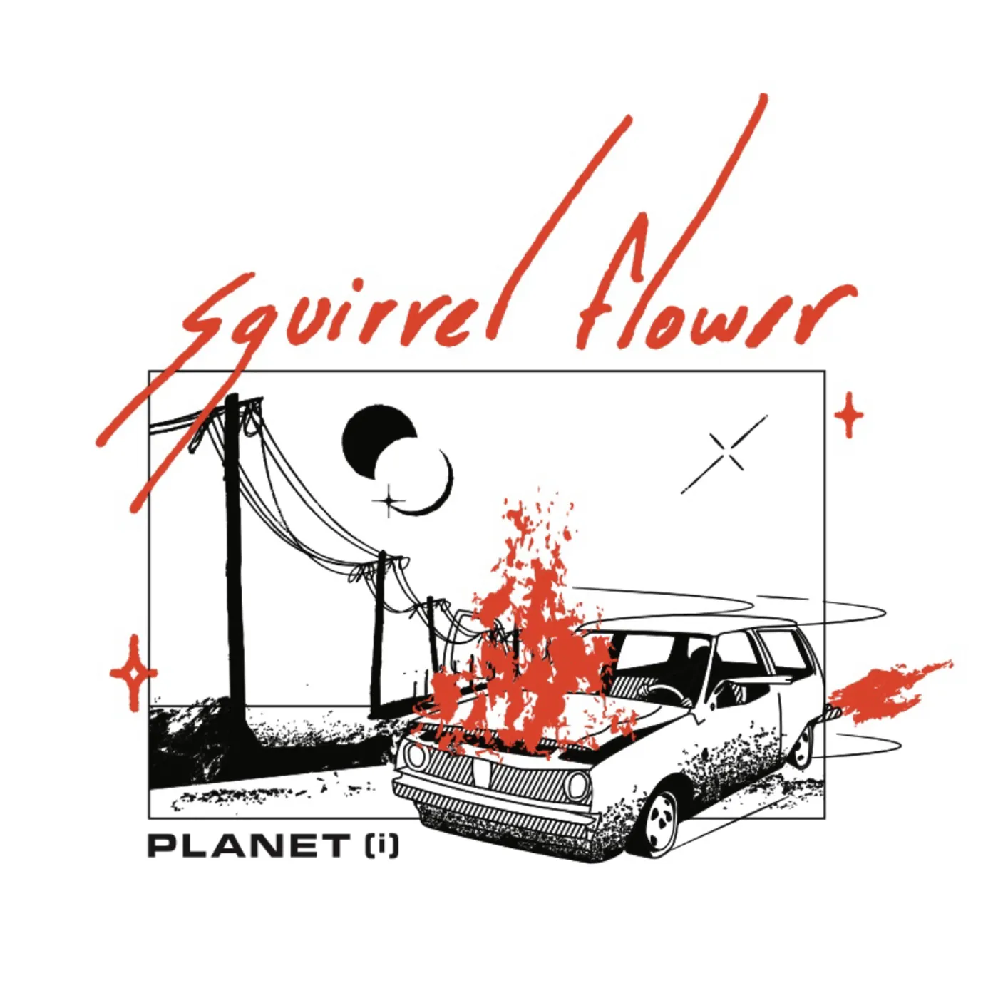 Squirrel Flower Planet (i) Crew Neck Sweatshirt