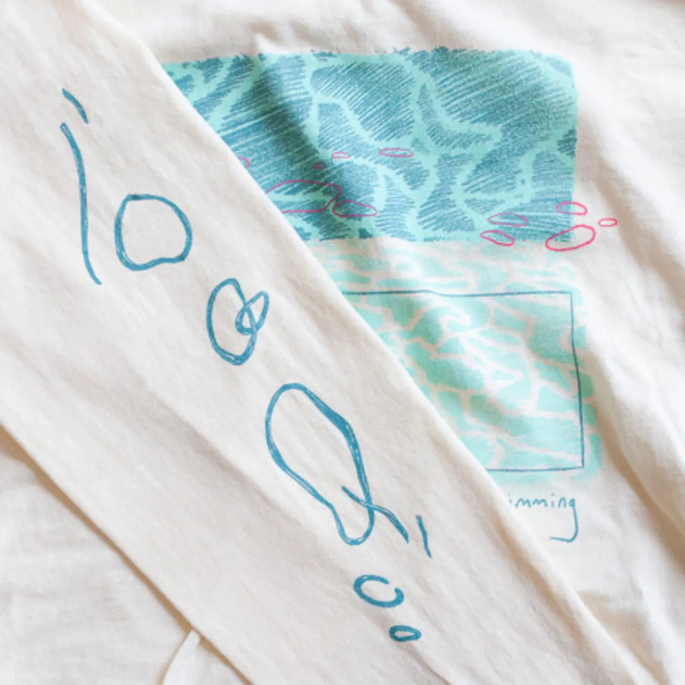 Squirrel Flower I Was Born Swimming Long Sleeve T-Shirt