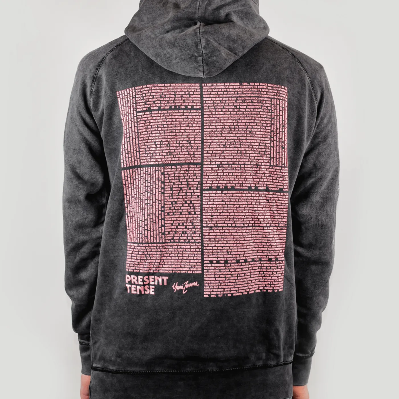 Yumi Zouma Present Tense Pullover Hooded Sweatshirt