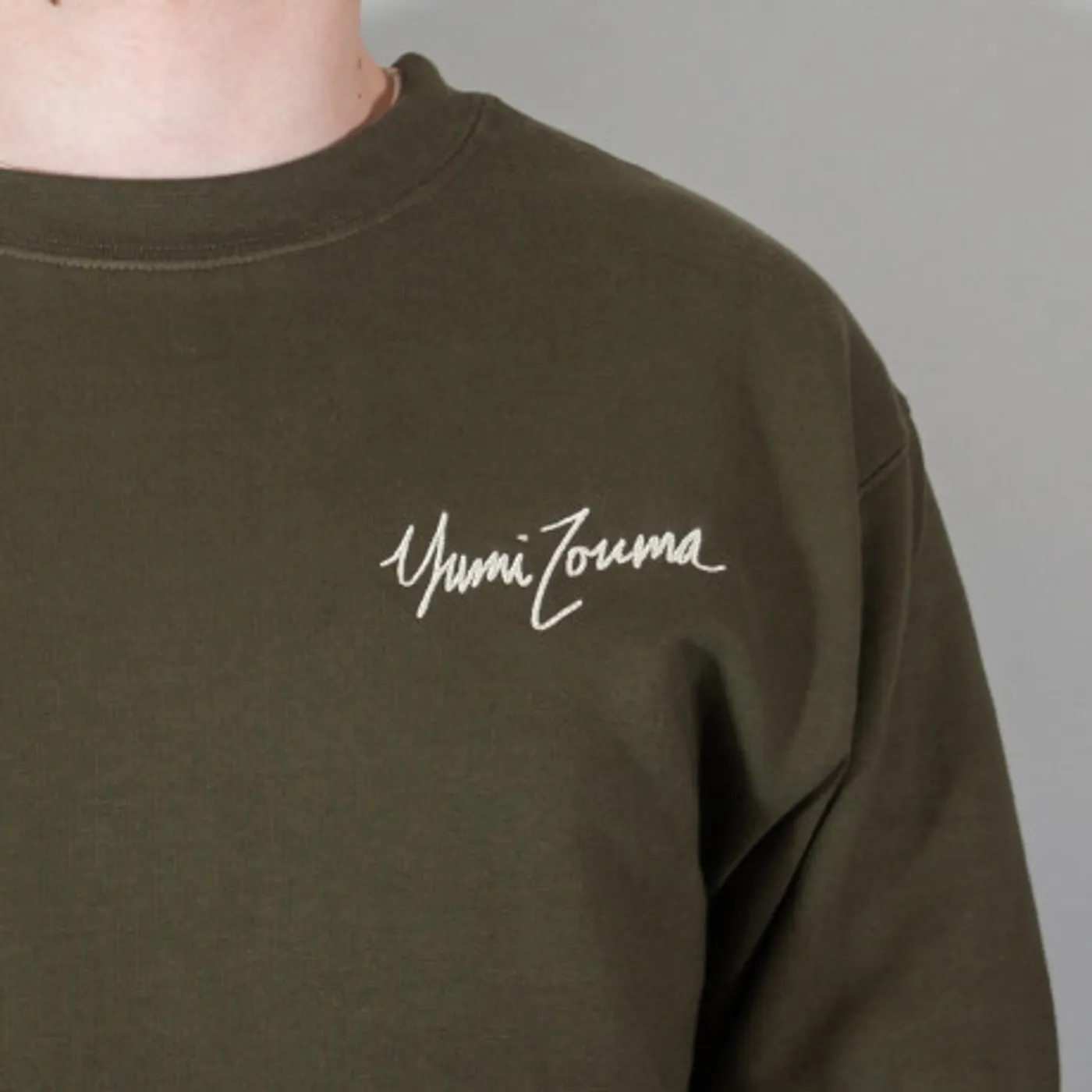 Yumi Zouma Embroidered Crew Neck Sweatshirt