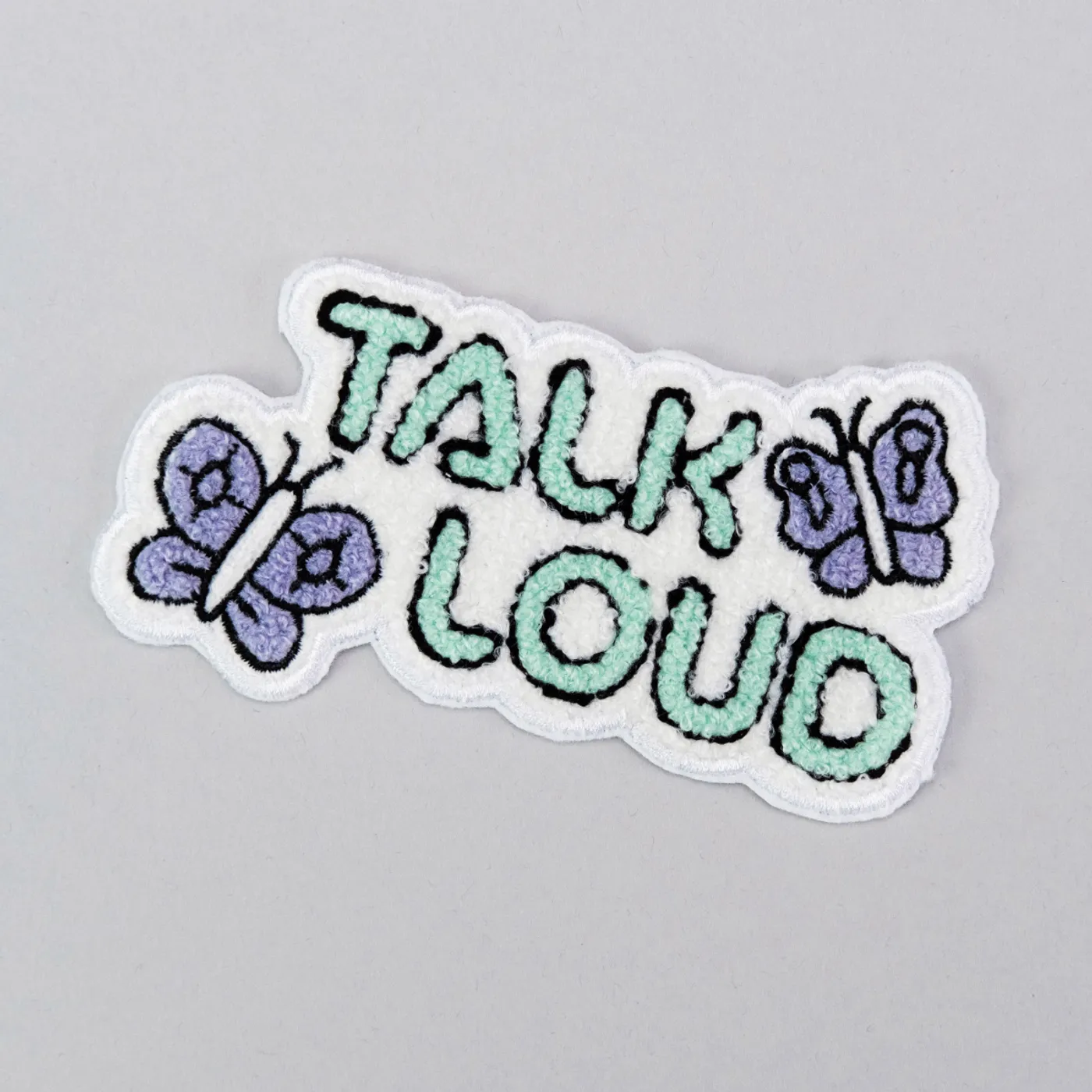 Shy Boys Talk Loud Patch (5" x 3")