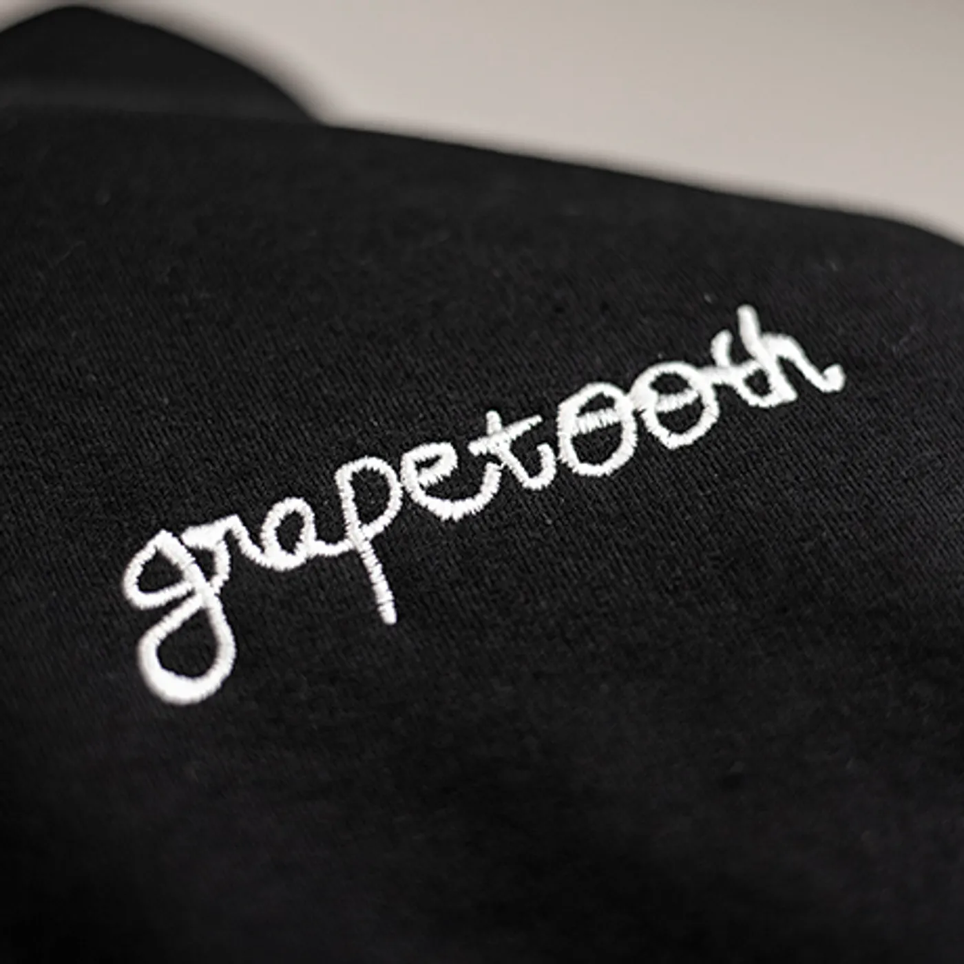 Grapetooth Embroidered Logo Hooded Sweatshirt