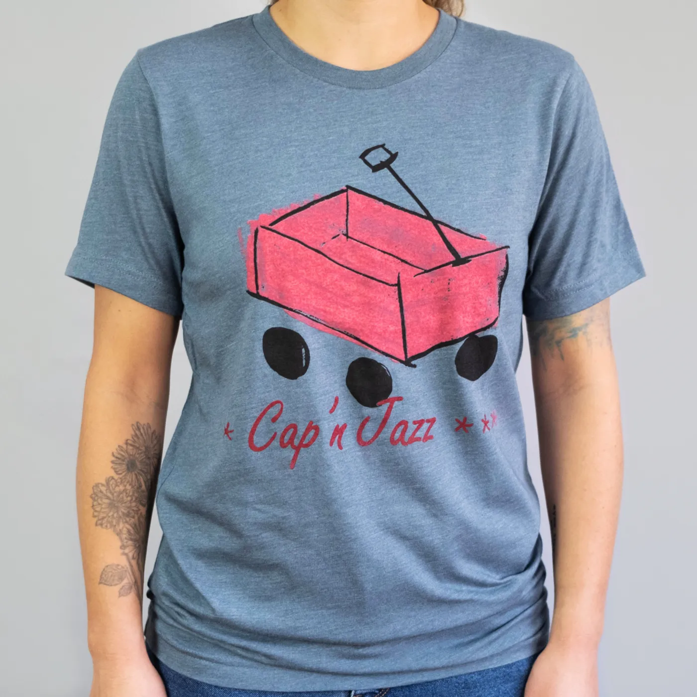 Cap'n Jazz Red Wagon T-Shirt