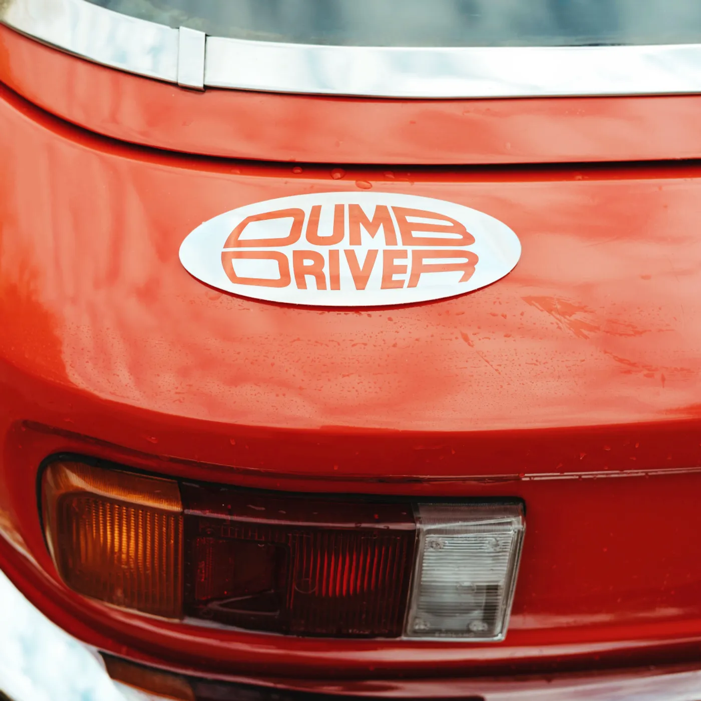 IAN SWEET Dumb Driver Holographic Bumper Sticker