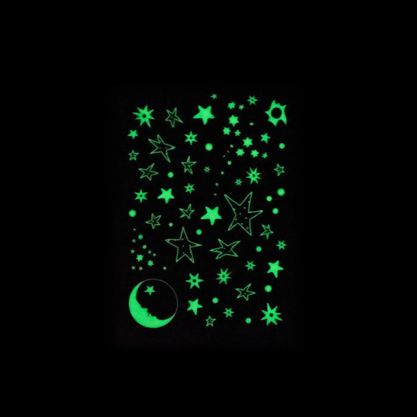 Oceanator Stars Sticker Sheet (Glow in the Dark)